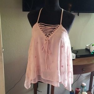 Hippie laundry spaghetti strap blouse
